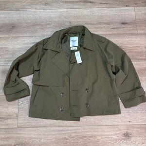 ABERCROMBIE Cropped Trench Jacket